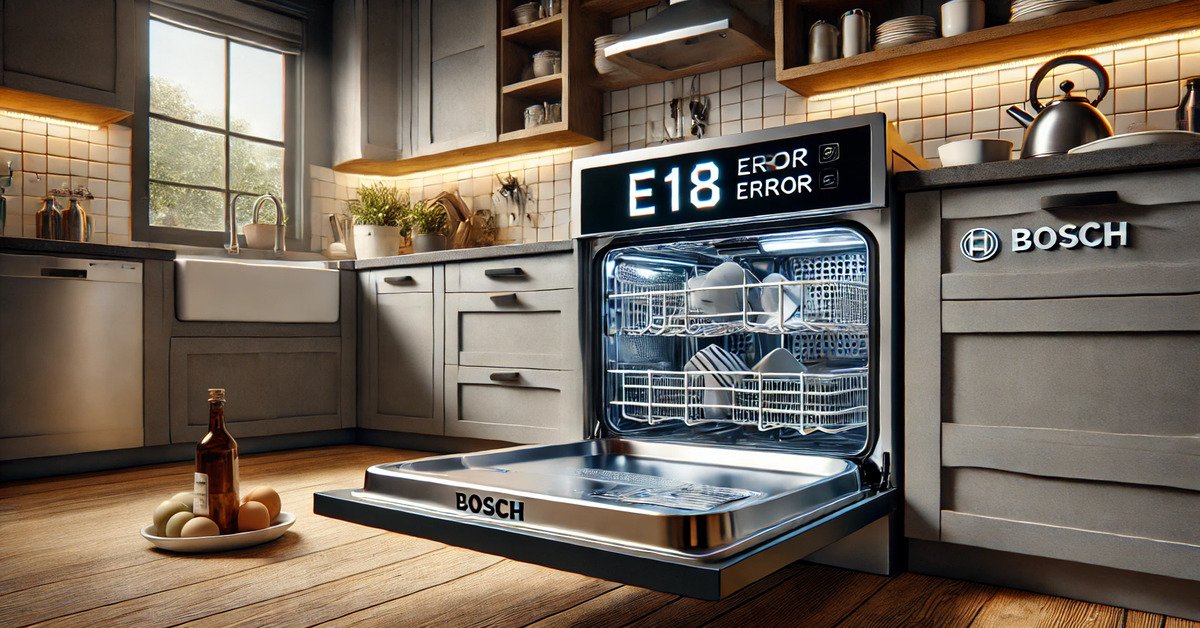Bosch Dishwasher E18 Error