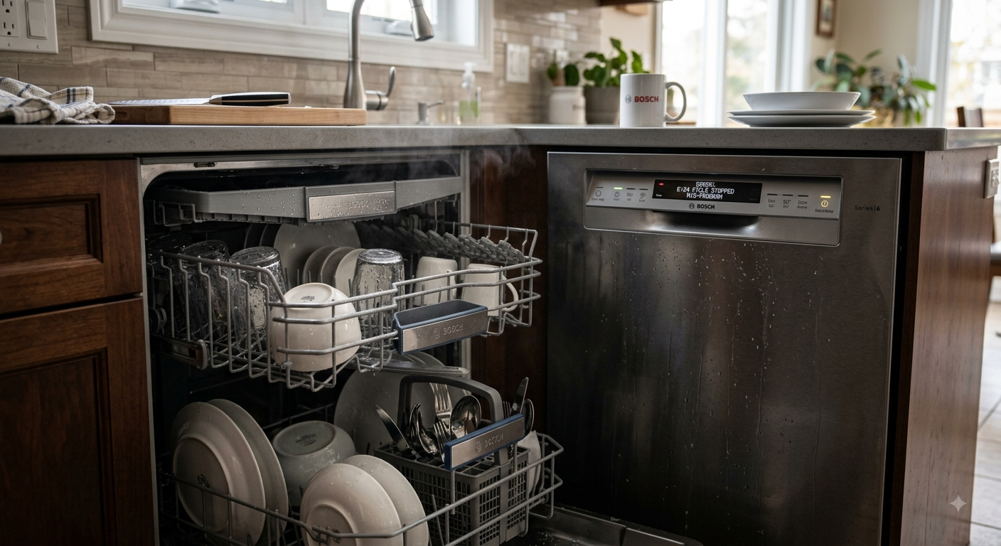 Why Does Your Bosch Dishwasher Stop Mid-Cycle?