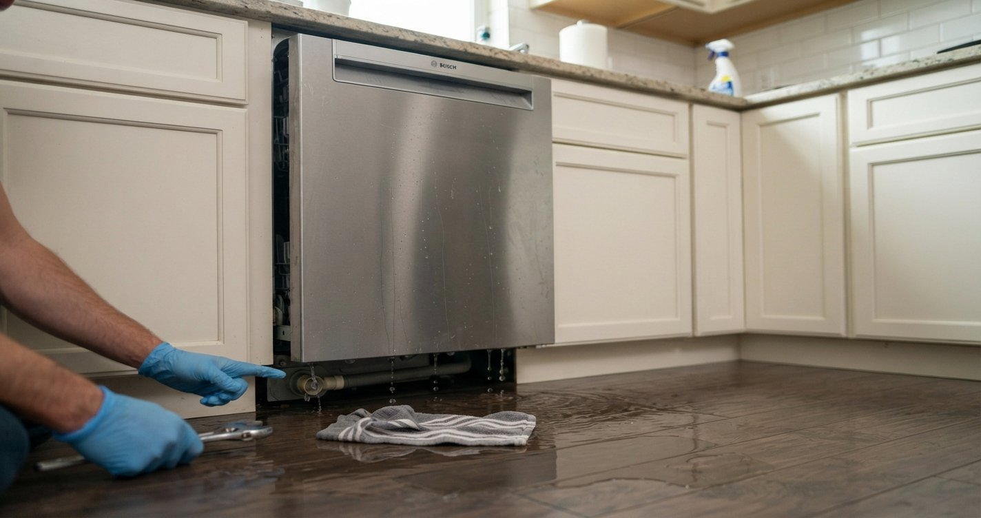 Reasons Your Bosch Dishwasher Leaks: Causes & Fixes