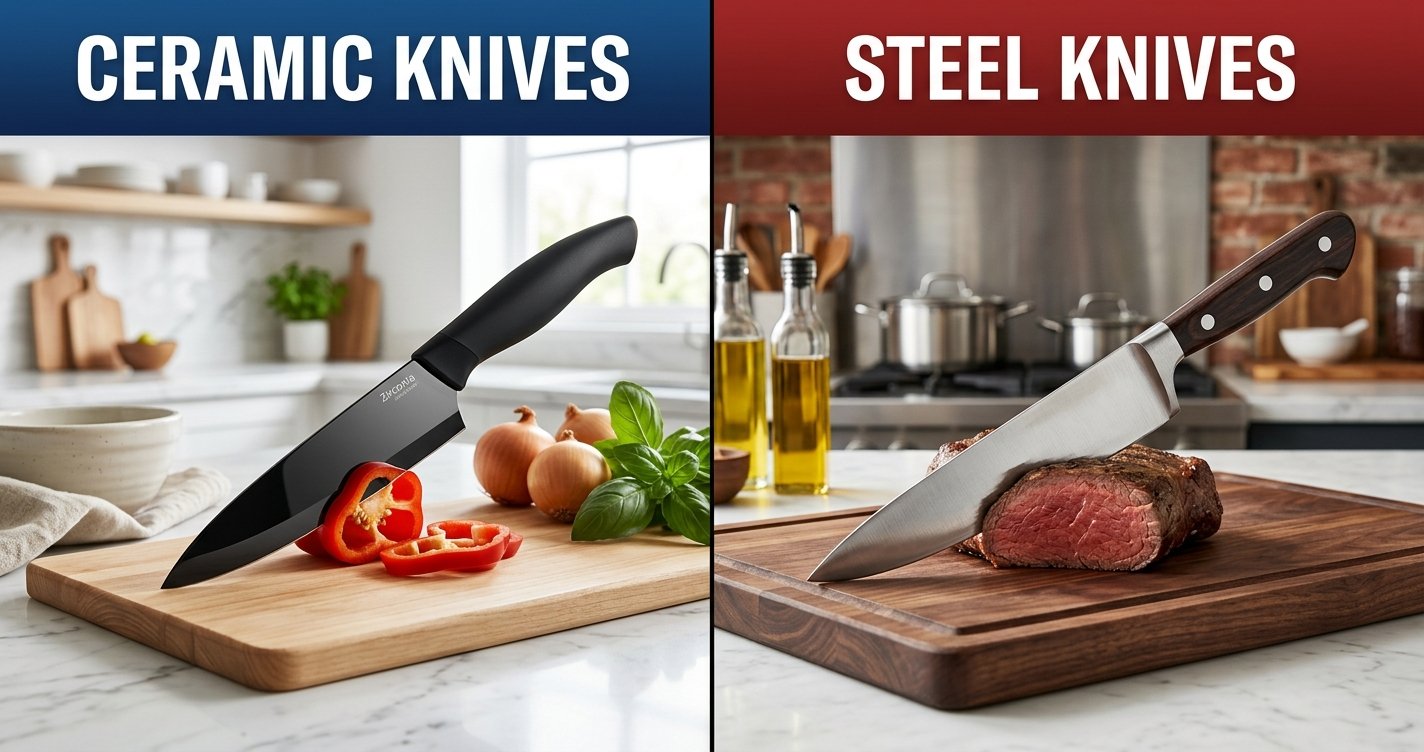 Ceramic vs Steel Knives: Which One Should You Buy?