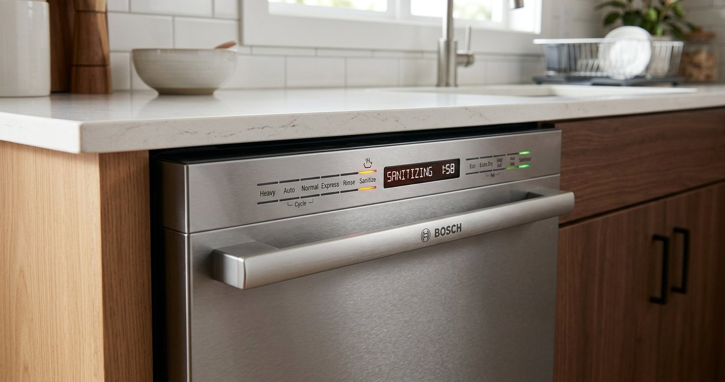 How to Use the Sanitize Cycle on a Bosch Dishwasher