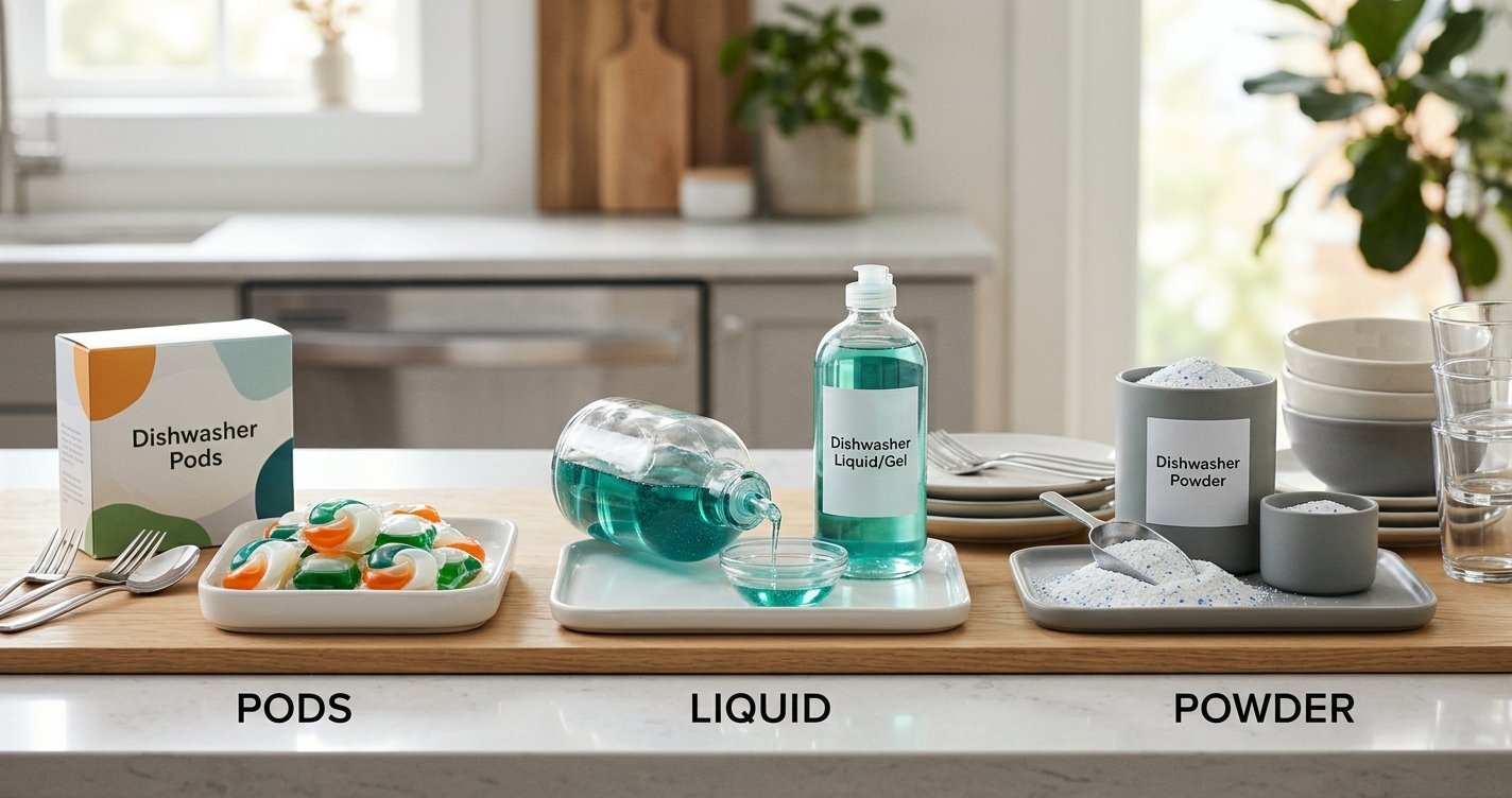 Dishwasher Detergent: Pods vs Liquid vs Powder