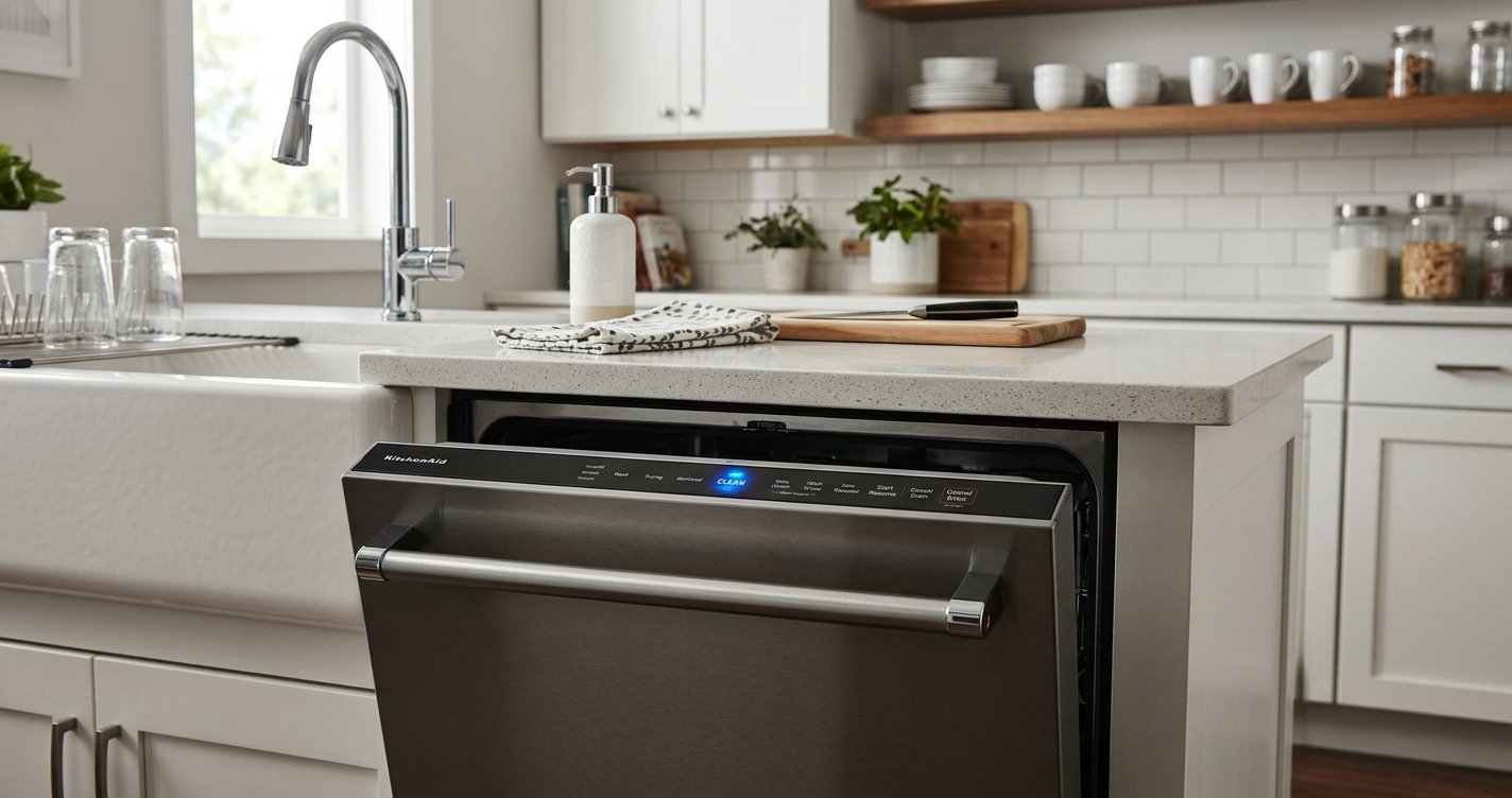 KitchenAid Dishwasher Clean Light Blinking: Causes and How to Fix It