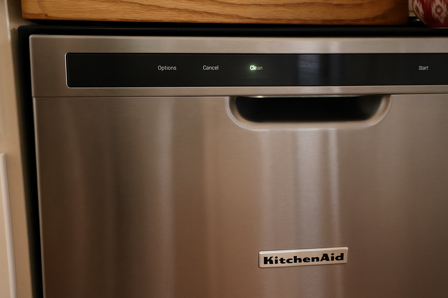 KitchenAid Dishwasher Clean Light Blinking