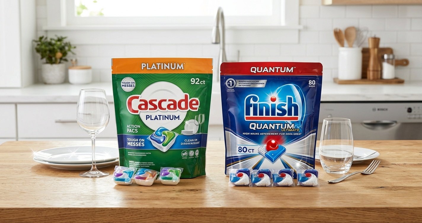 Cascade vs. Finish Dishwasher Detergent: Which Should You Choose?