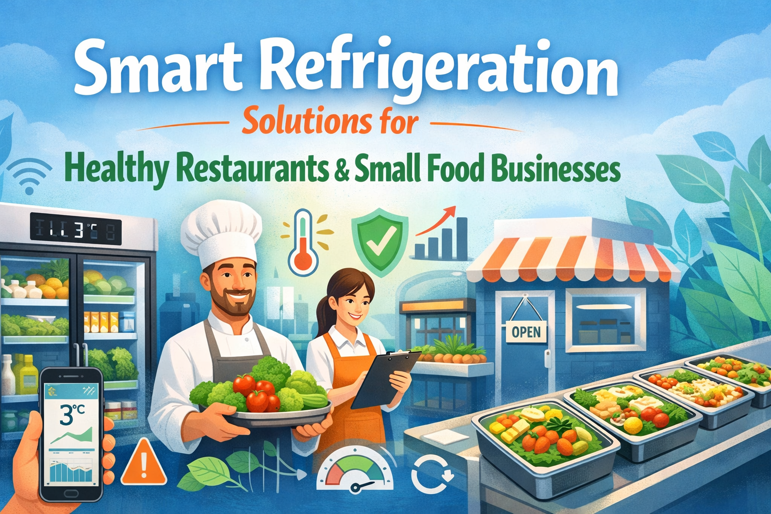 Smart Refrigeration Solutions for Healthy Restaurants and Small Food