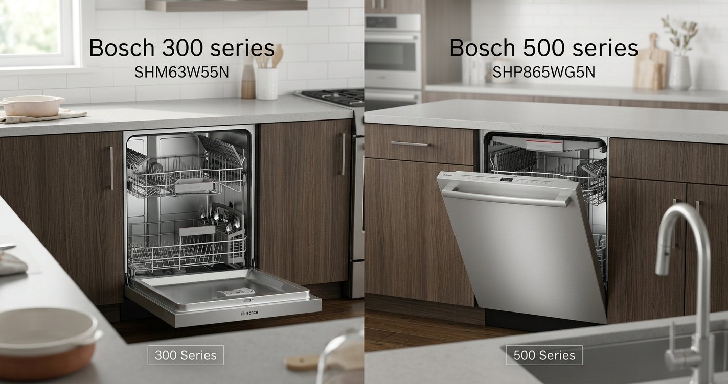 Bosch 300 vs 500 Dishwasher: Which One Should You Buy?