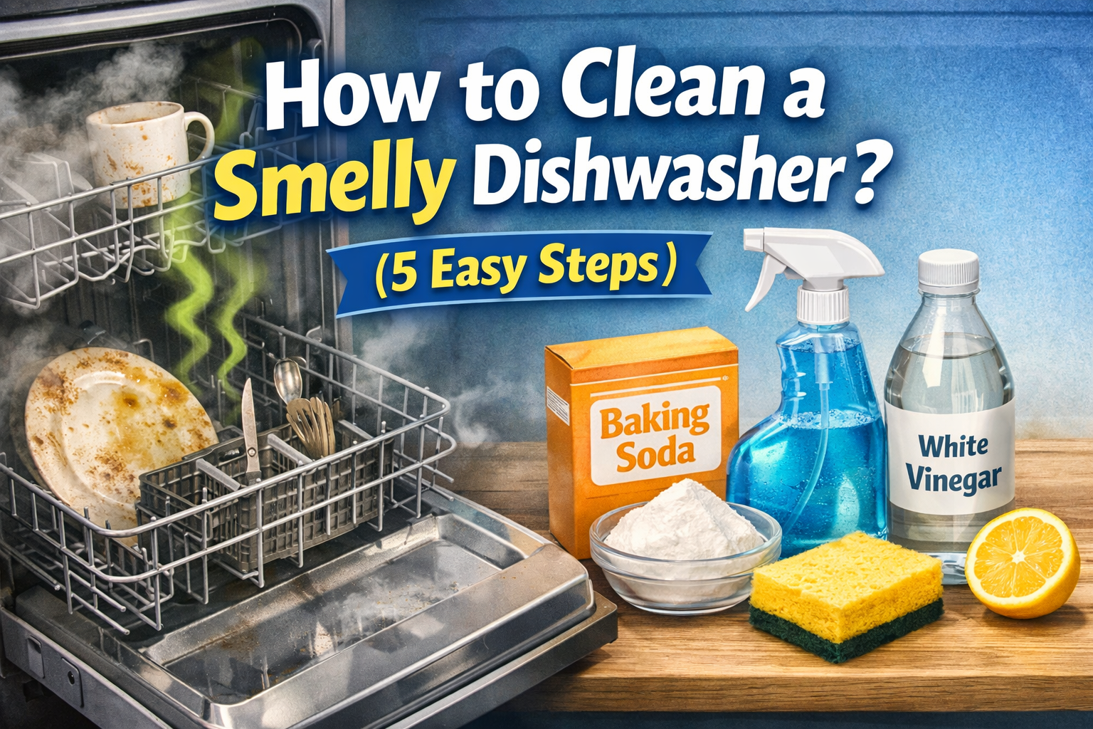 How to clean dishwasher naturally