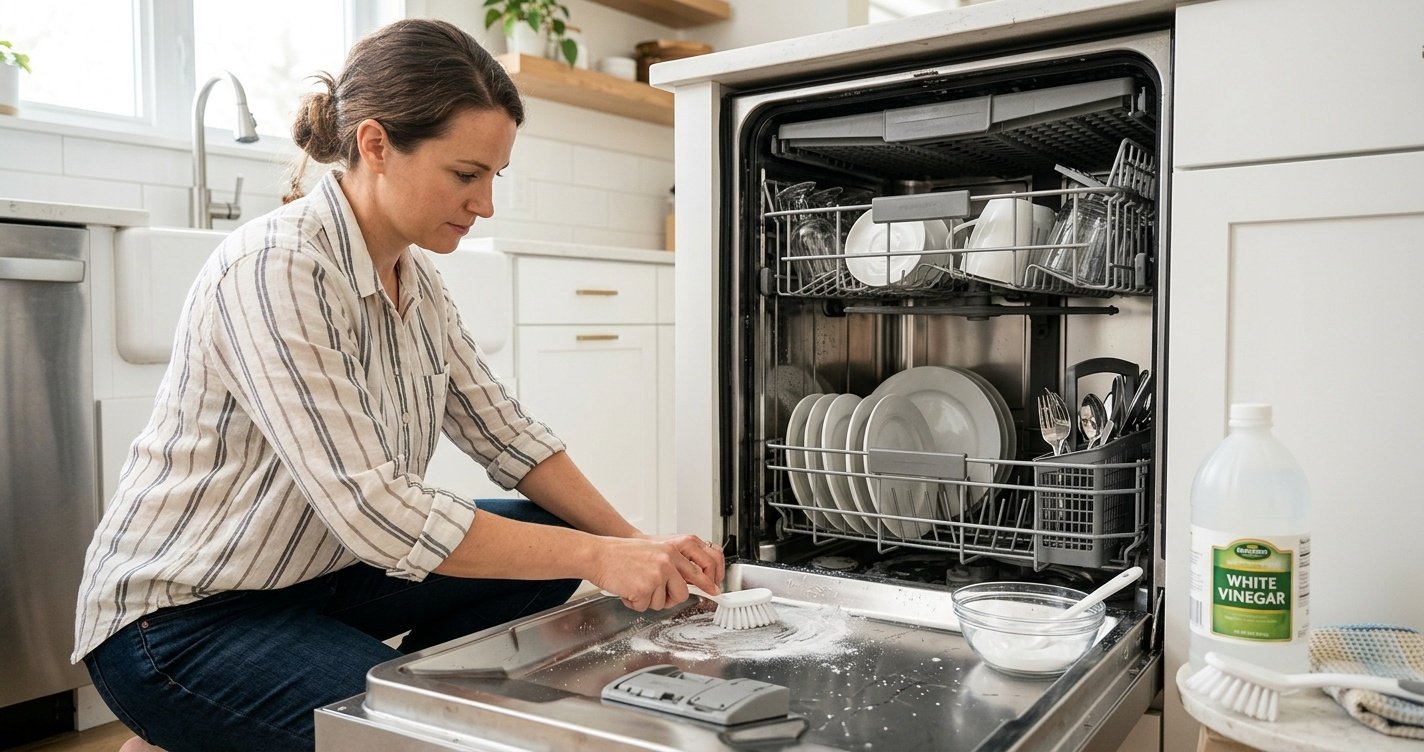 Clean a Dishwasher with Vinegar and Baking Soda