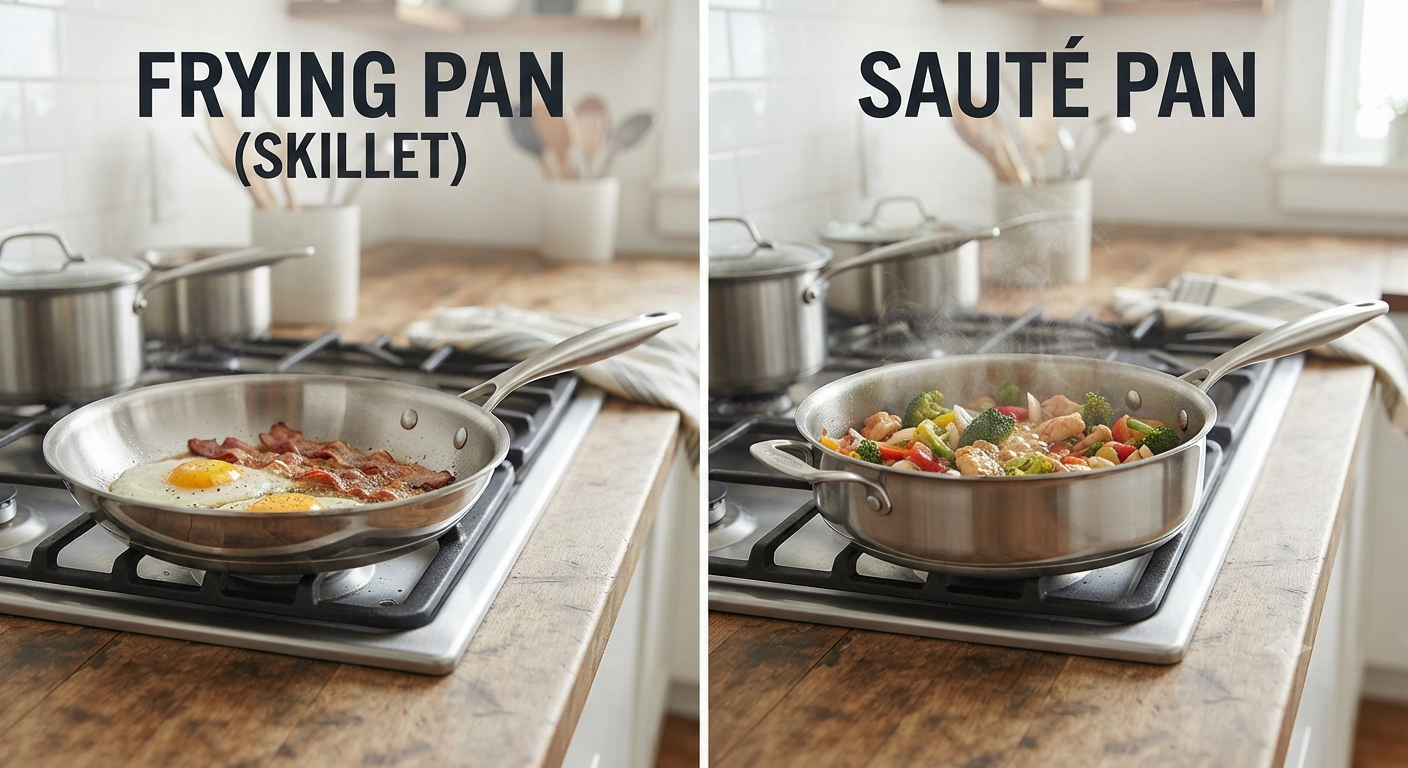 Frying Pan vs Sauté Pan: Essential Differences