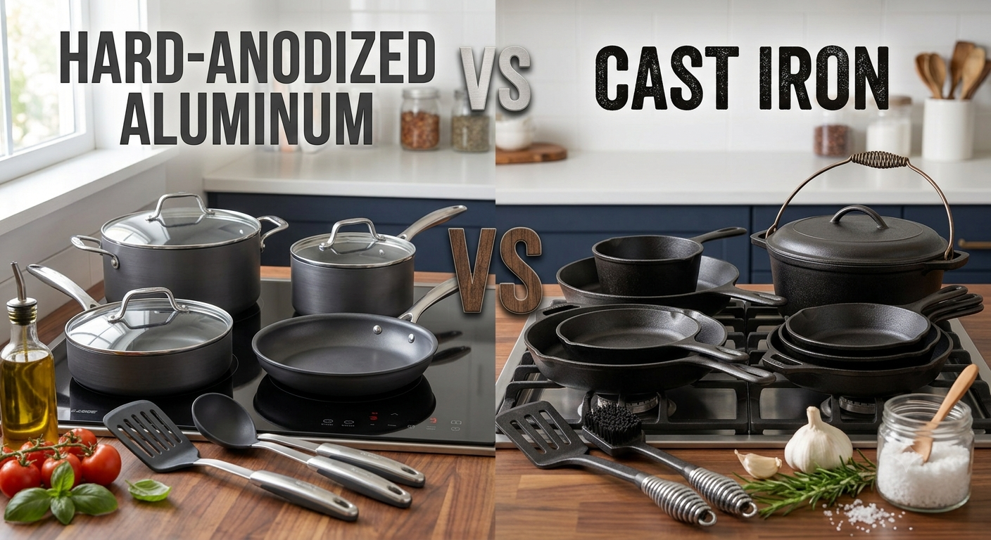 Hard-Anodized vs Cast Iron: Which Is Better?