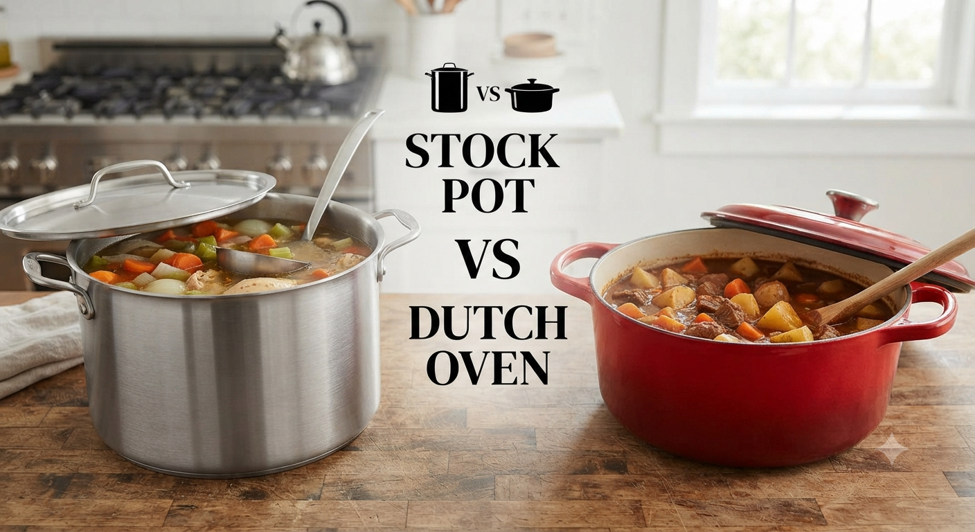 Stock Pot vs Dutch Oven: Essential Differences