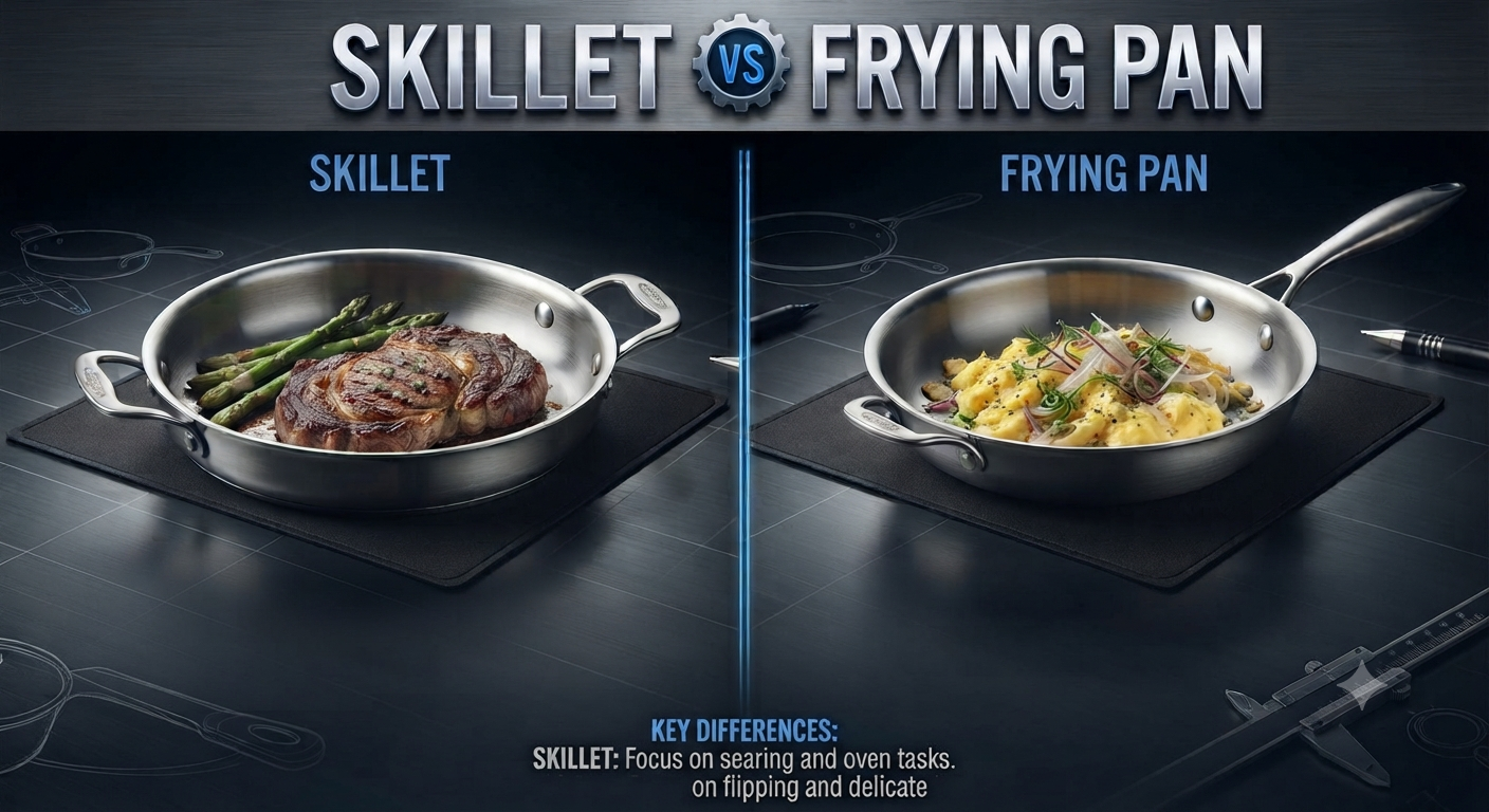 Skillet vs Frying Pan: Key Differences Explained