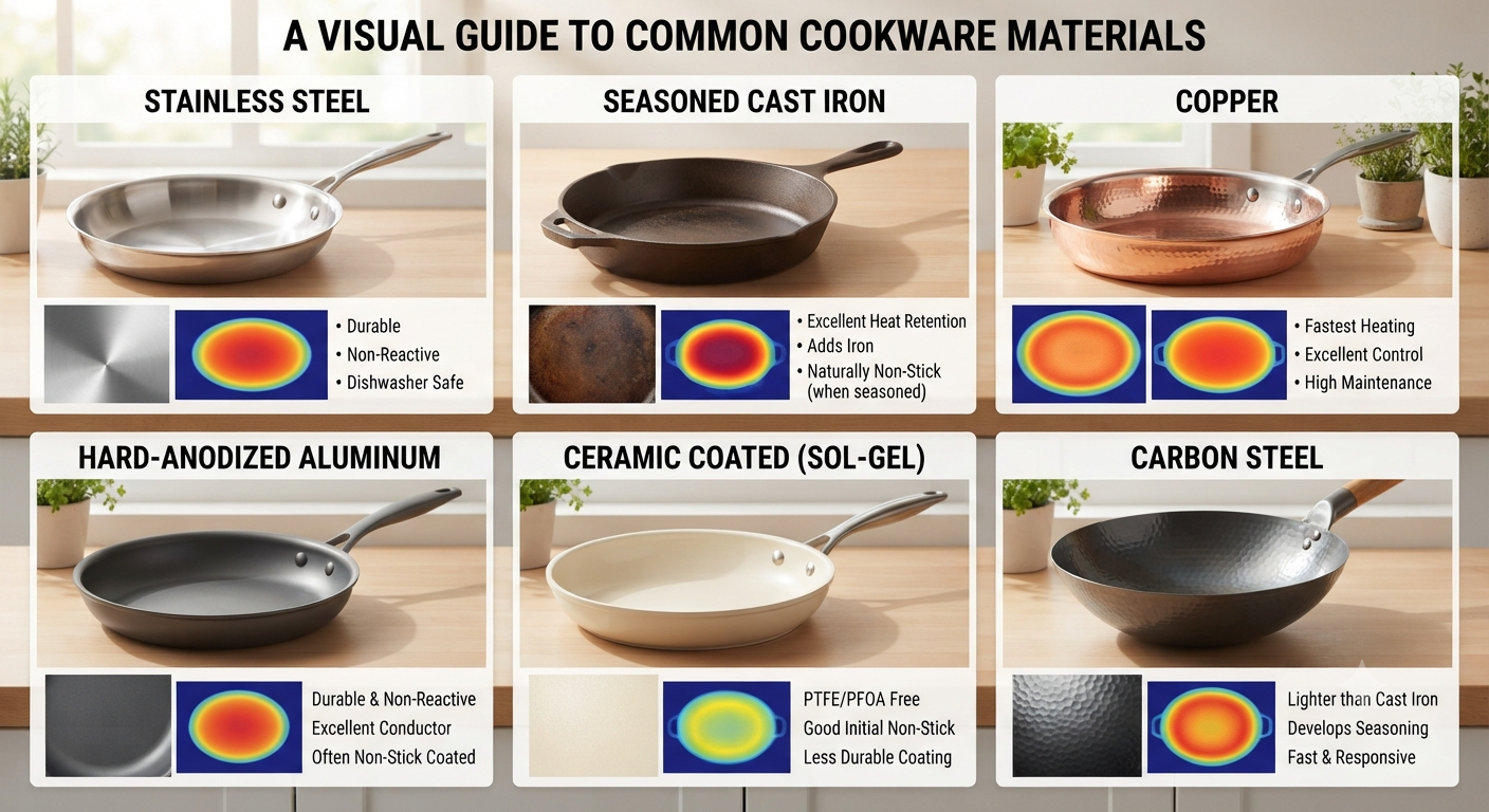 Healthiest Cookware Material for Daily Use (2026 Guide)