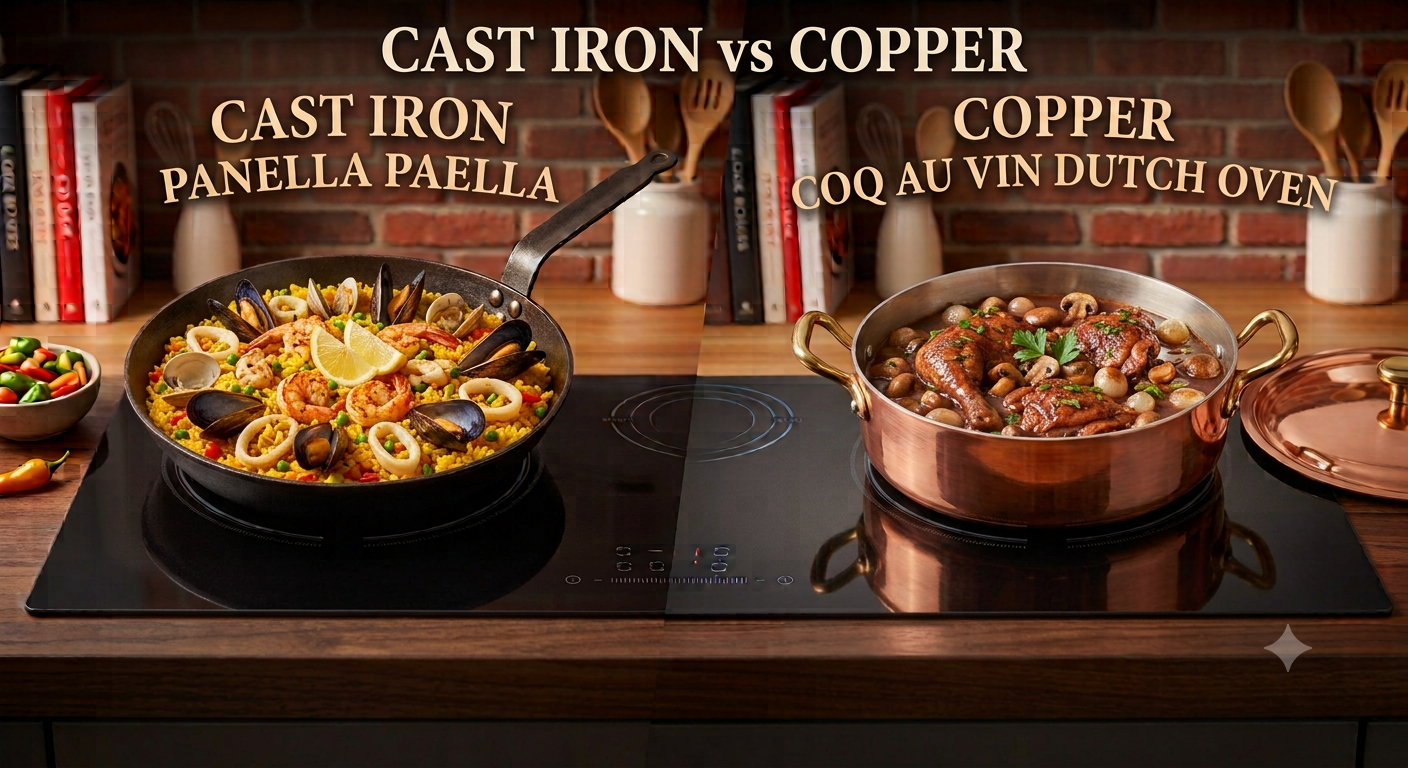 Copper vs Cast Iron: Which Cookware Wins?